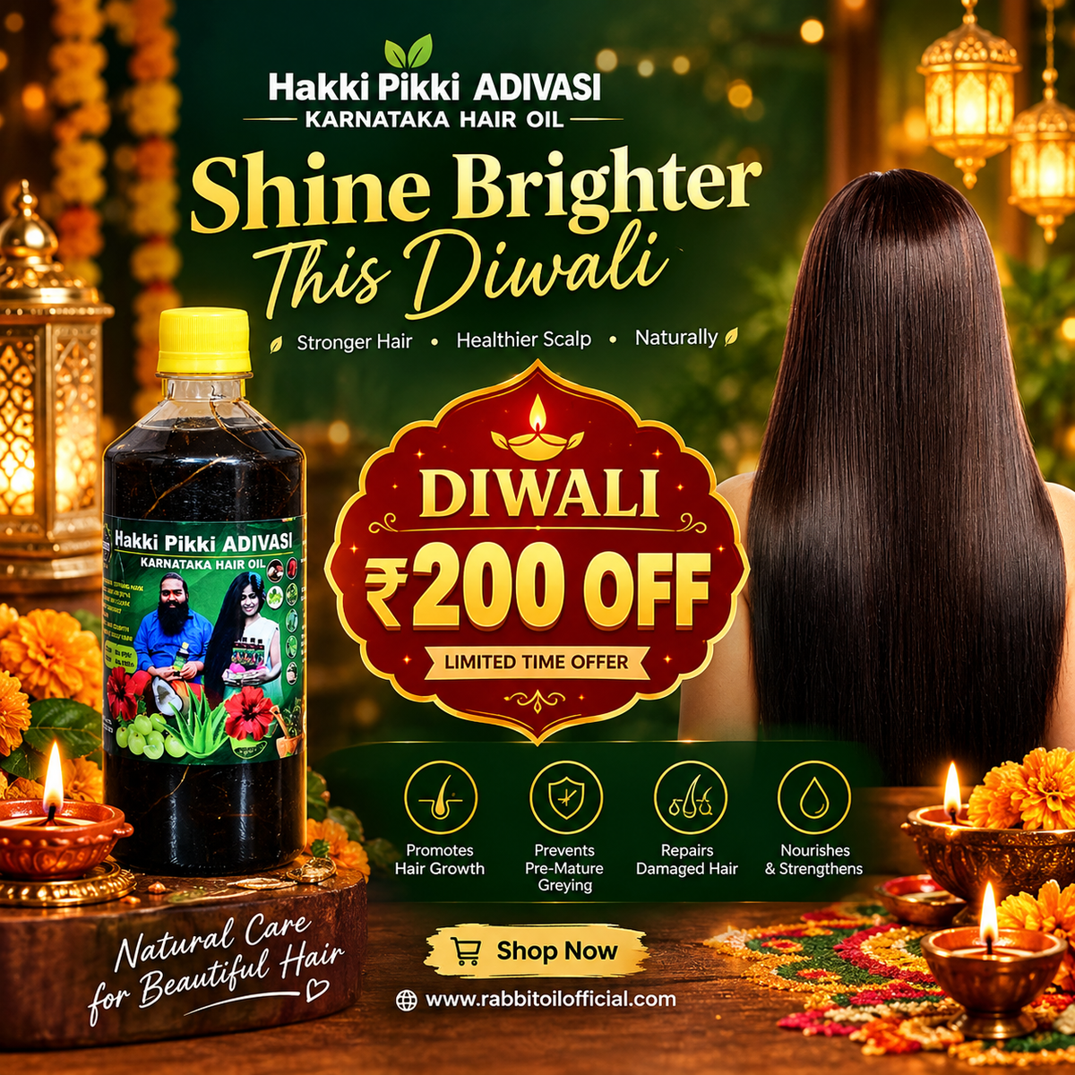 ADIVASI HAKKI PIKKI HAIR OIL