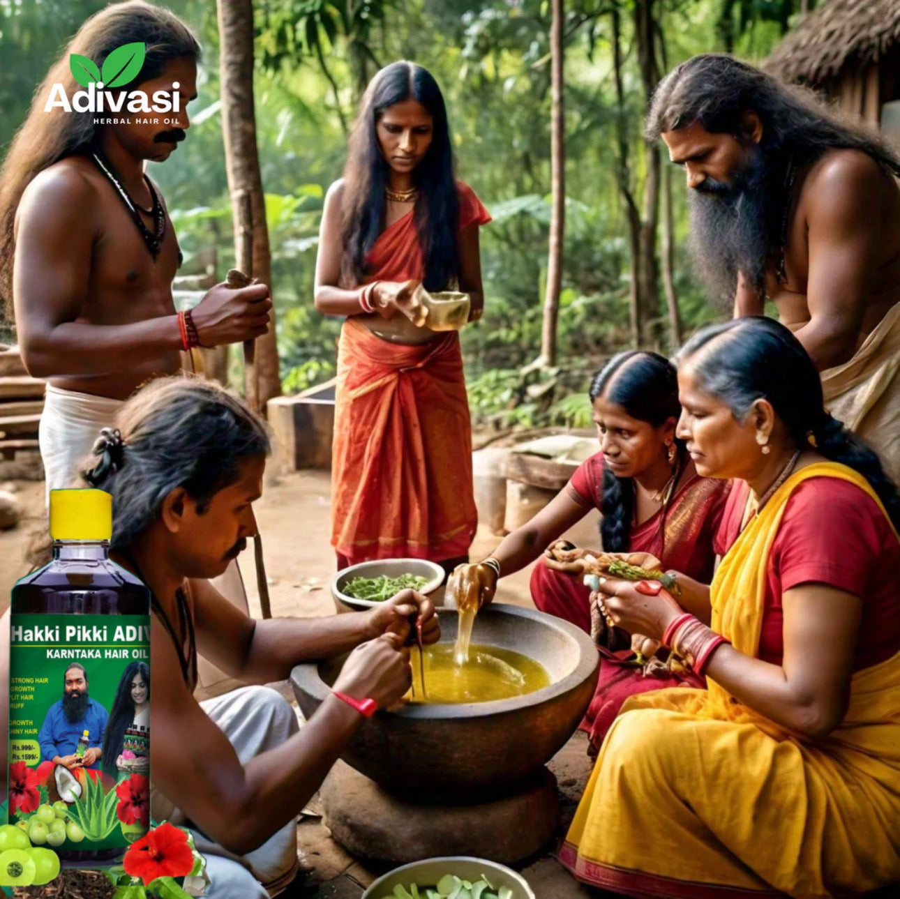 ADIVASI HAKKI PIKKI HAIR OIL