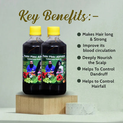 ADIVASI HAKKI PIKKI HAIR OIL