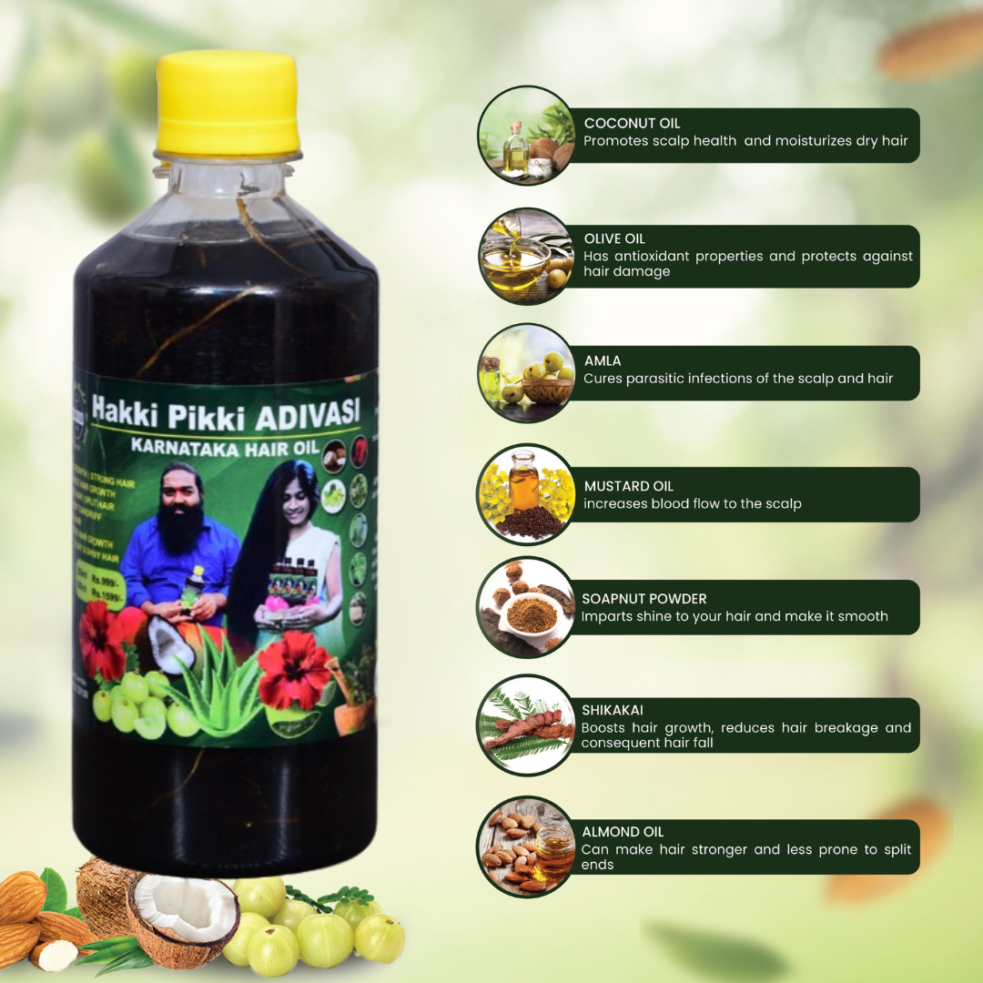 ADIVASI HAKKI PIKKI HAIR OIL