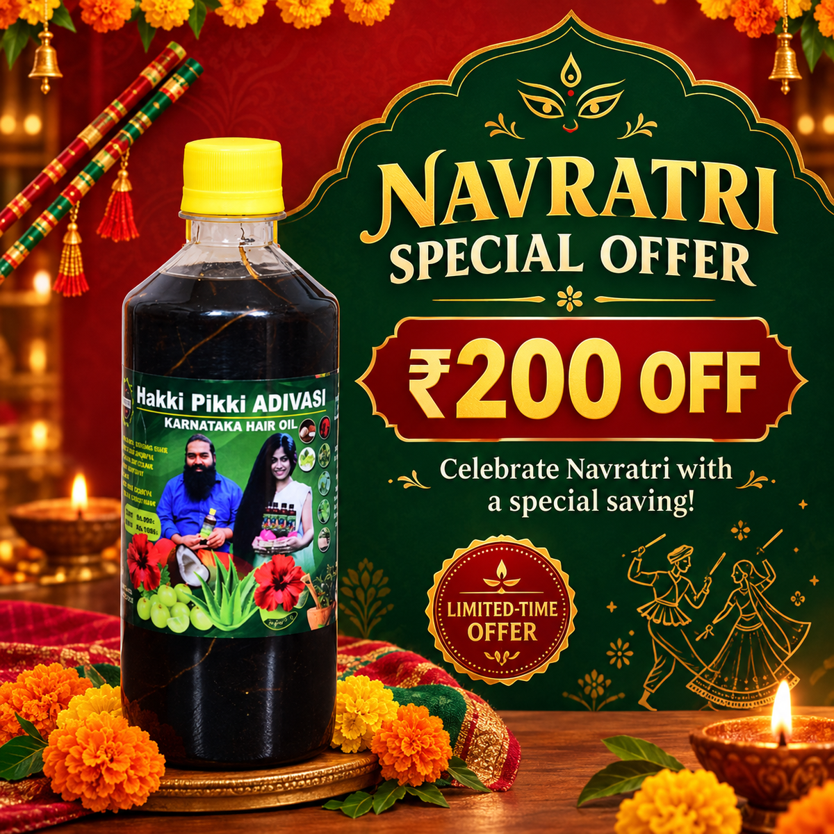 ADIVASI HAKKI PIKKI HAIR OIL